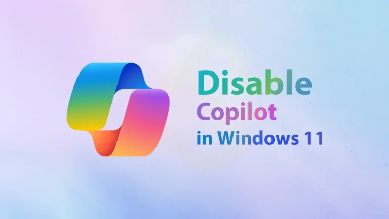 Disable copilot in windows 11