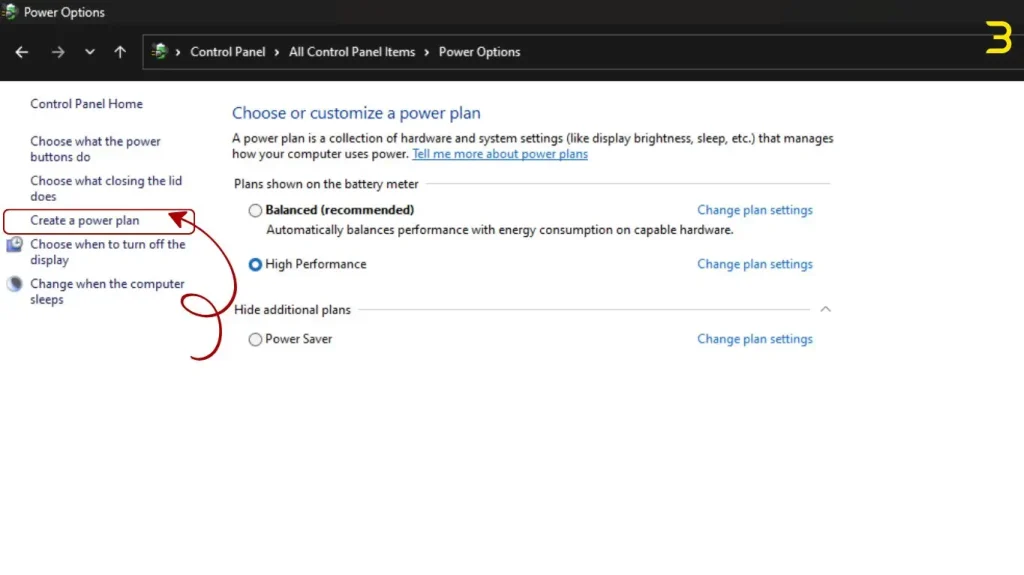create power plan windows